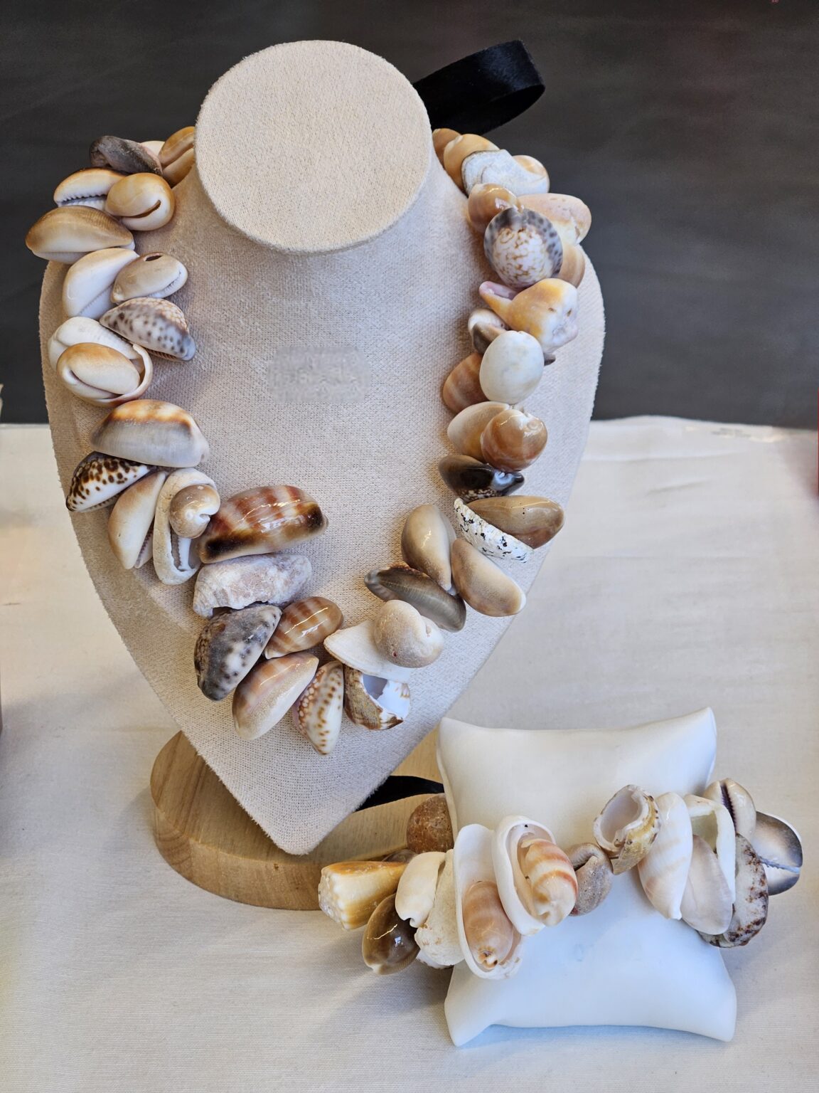 Collier Grand Coquillages Polynésien – Style Tribal, Neuf Sans Emballage